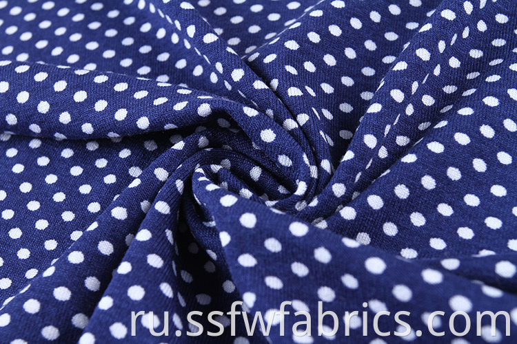 Custom Polka Dot Fabric Dress